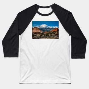 Colorado on my mind!  Pike's Peak View from the Garden of the Gods Baseball T-Shirt